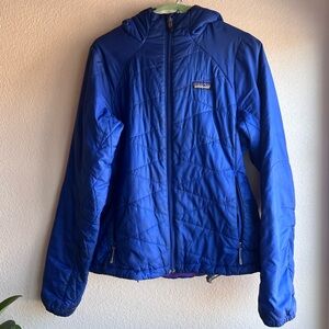 Patagonia Primaloft Blue Puffy Women’s Size Medium